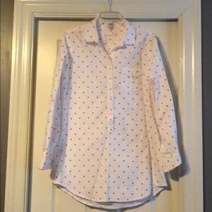 J crew Button up tunic